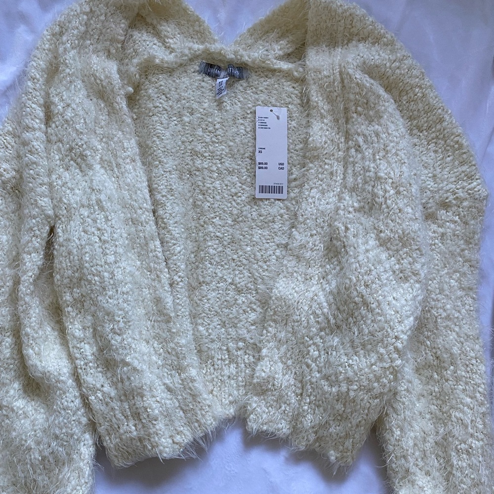 Urban Outfitters size XS fits more a medium unless you want the oversized look